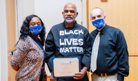 Dillard University’s Center for Racial Justice accepting a $1 million grant from the WK Foundation