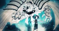 Yoh and Amidamaru - Shaman King