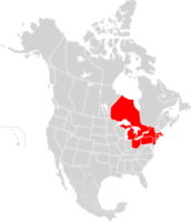 A map of the effected area