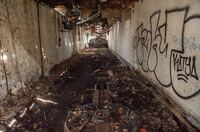 The bowling alley at Camp Hero today