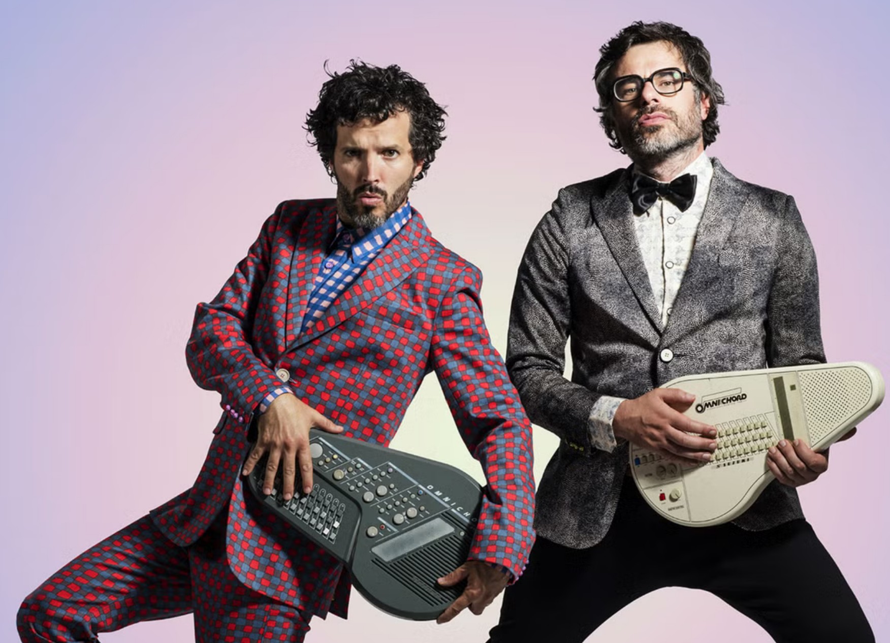 Bret Mckenzie and Jermaine Clement of Flight of the Concords