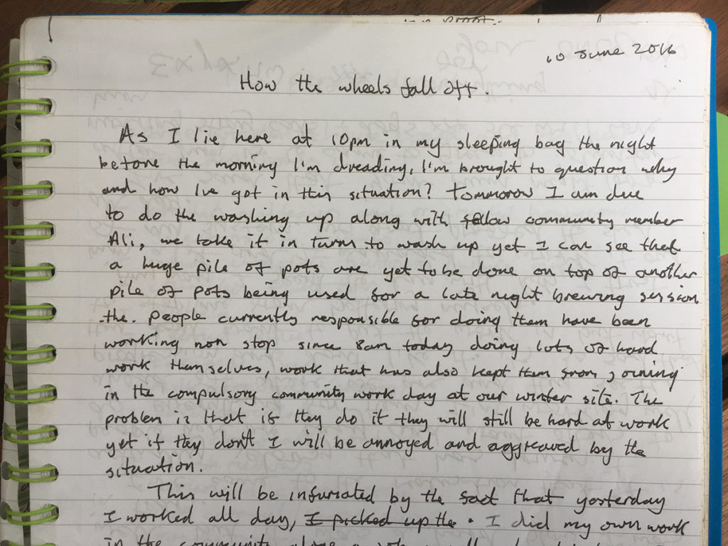 Anton's journal