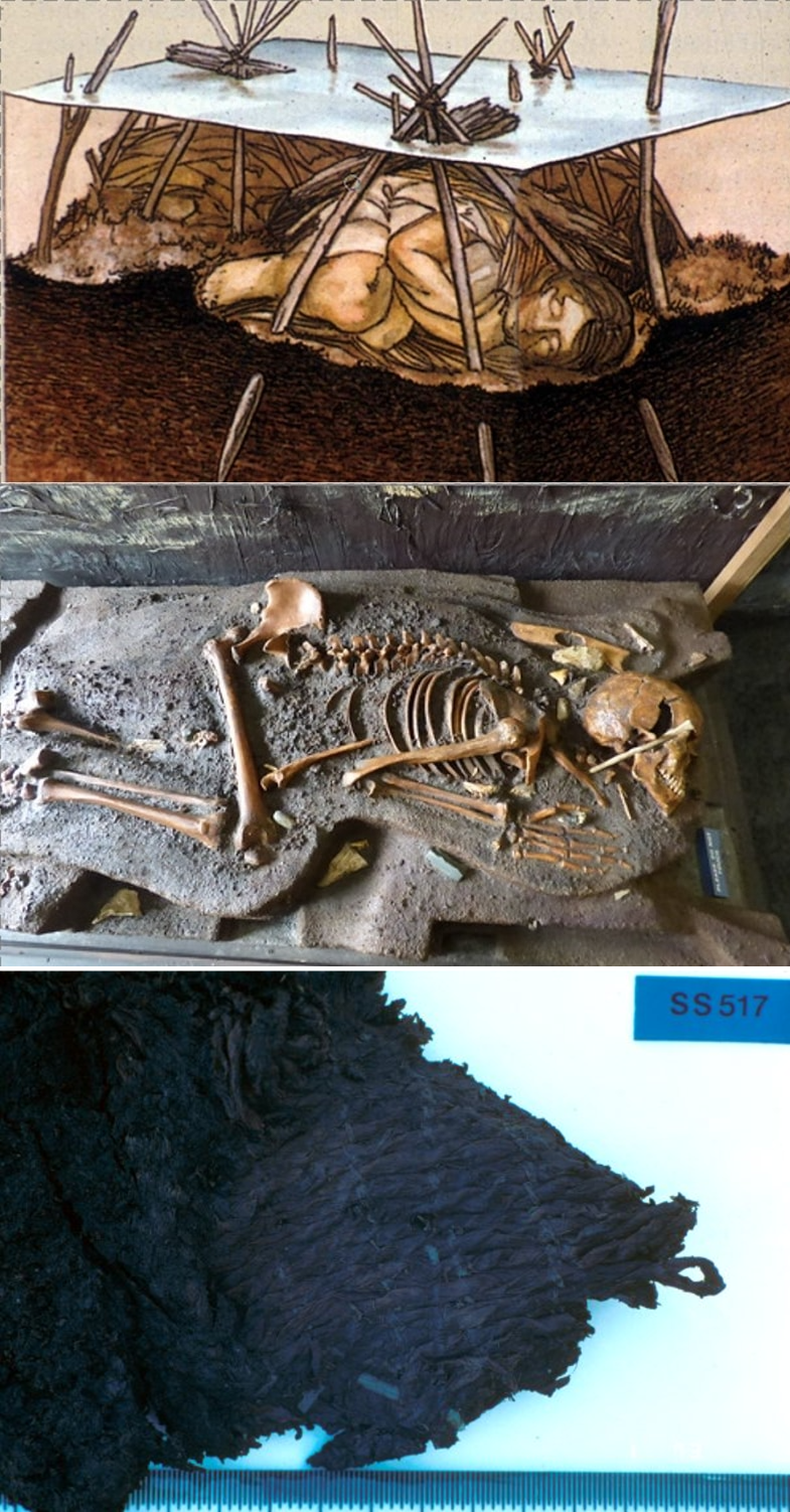 Some of the remains found at this site