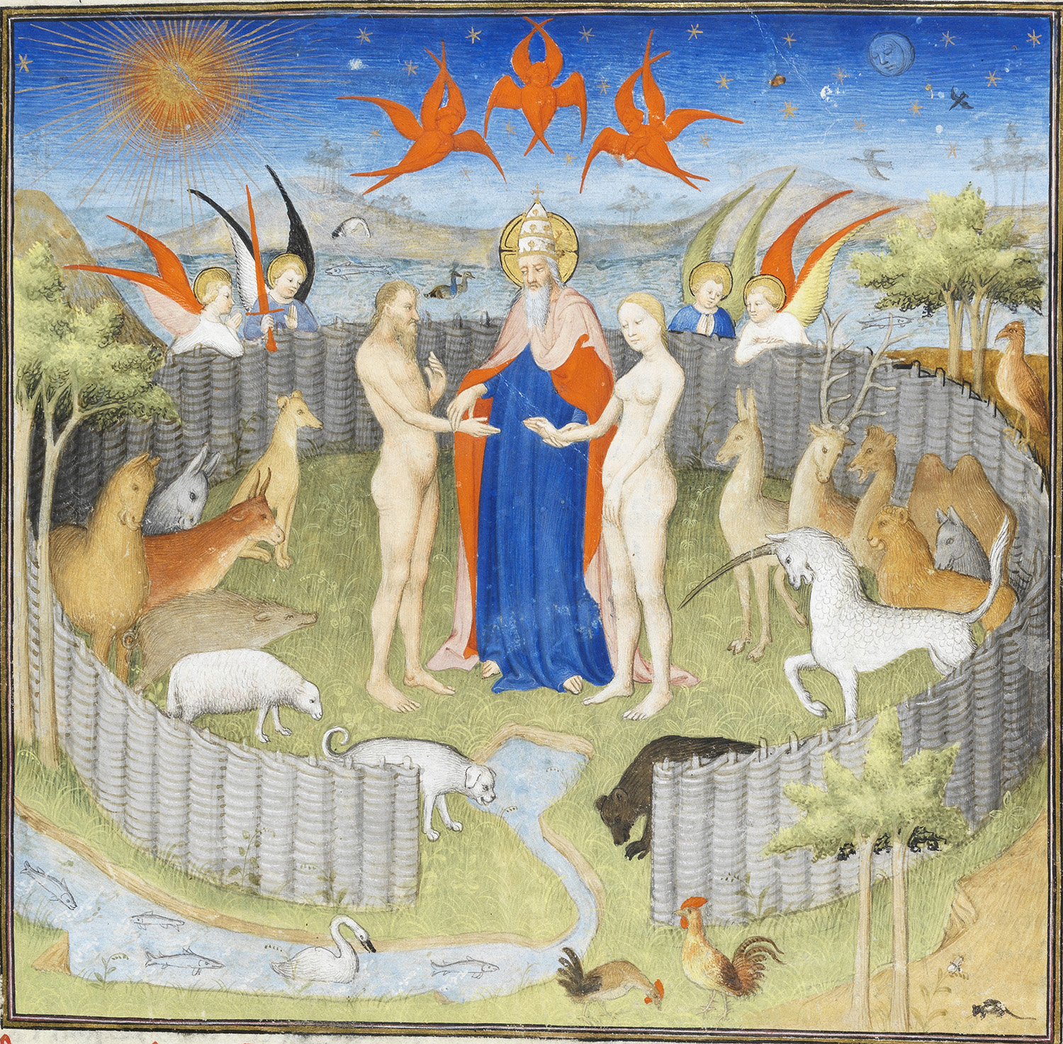 Proprietes des Choses, by Bartholomaeus Anglicus. Early 15th c.