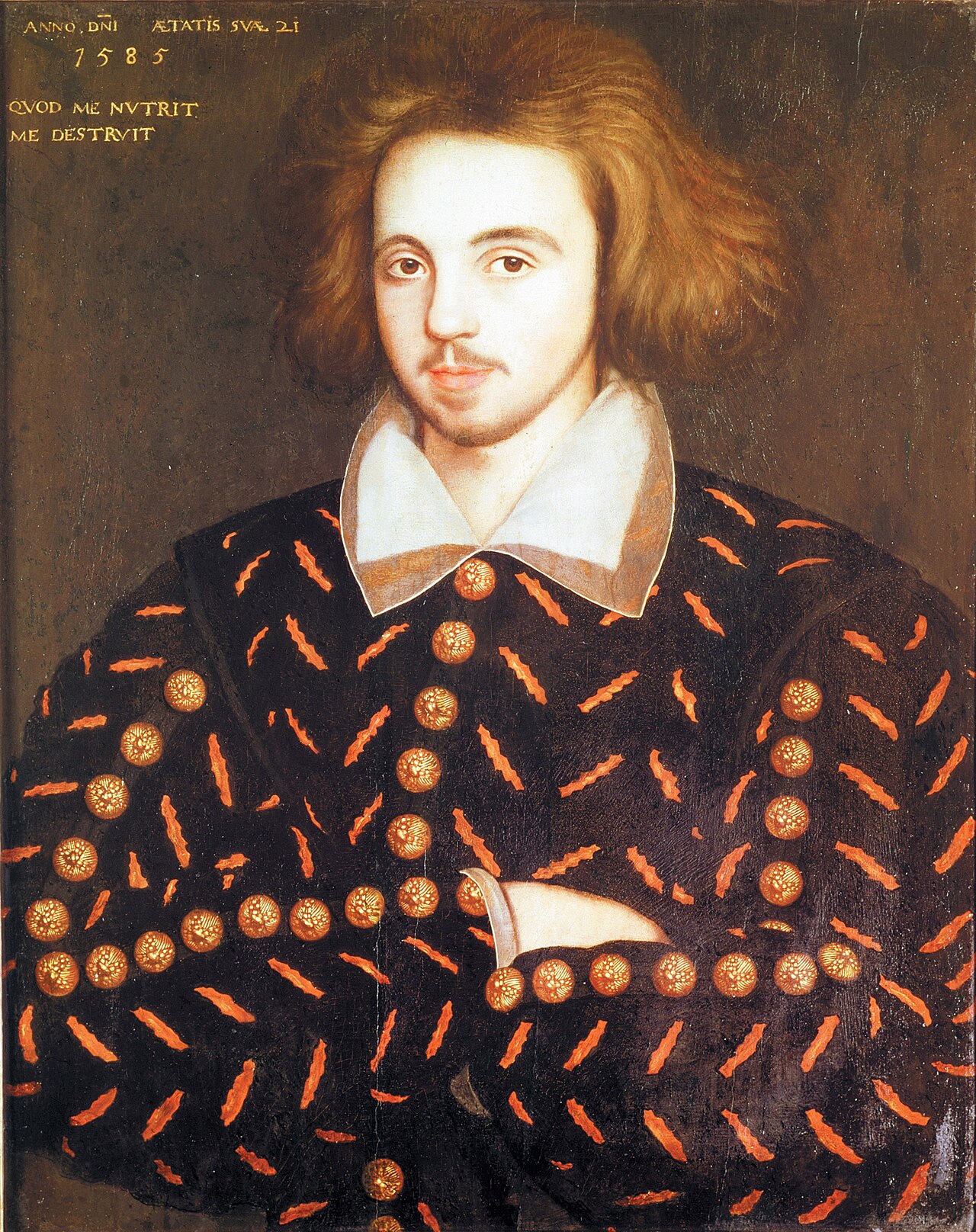 Anonymous portrait, possibly of Marlowe