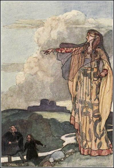 Curse of Macha Stephen Reid Illustration, 1904
