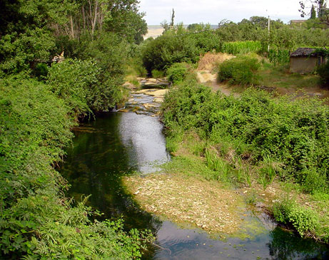 Huecha River, used by the monastery for water