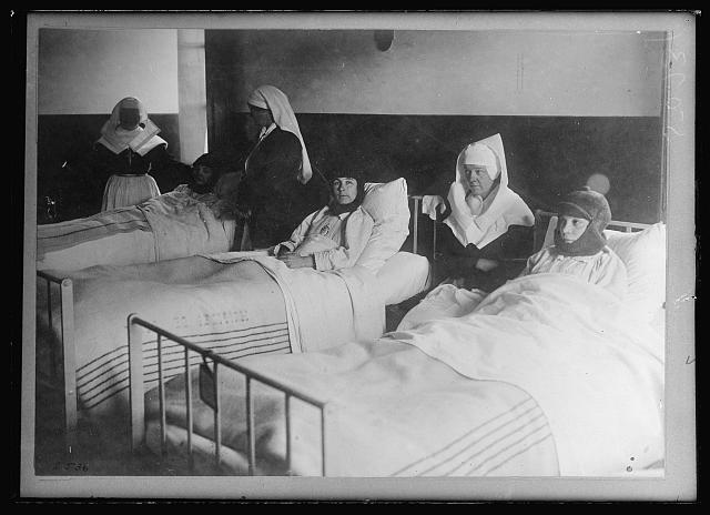 St. Eugenie, Lyon. Hospital for repatriate tuberculosis patients.